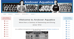 Desktop Screenshot of andoveraquatics.net